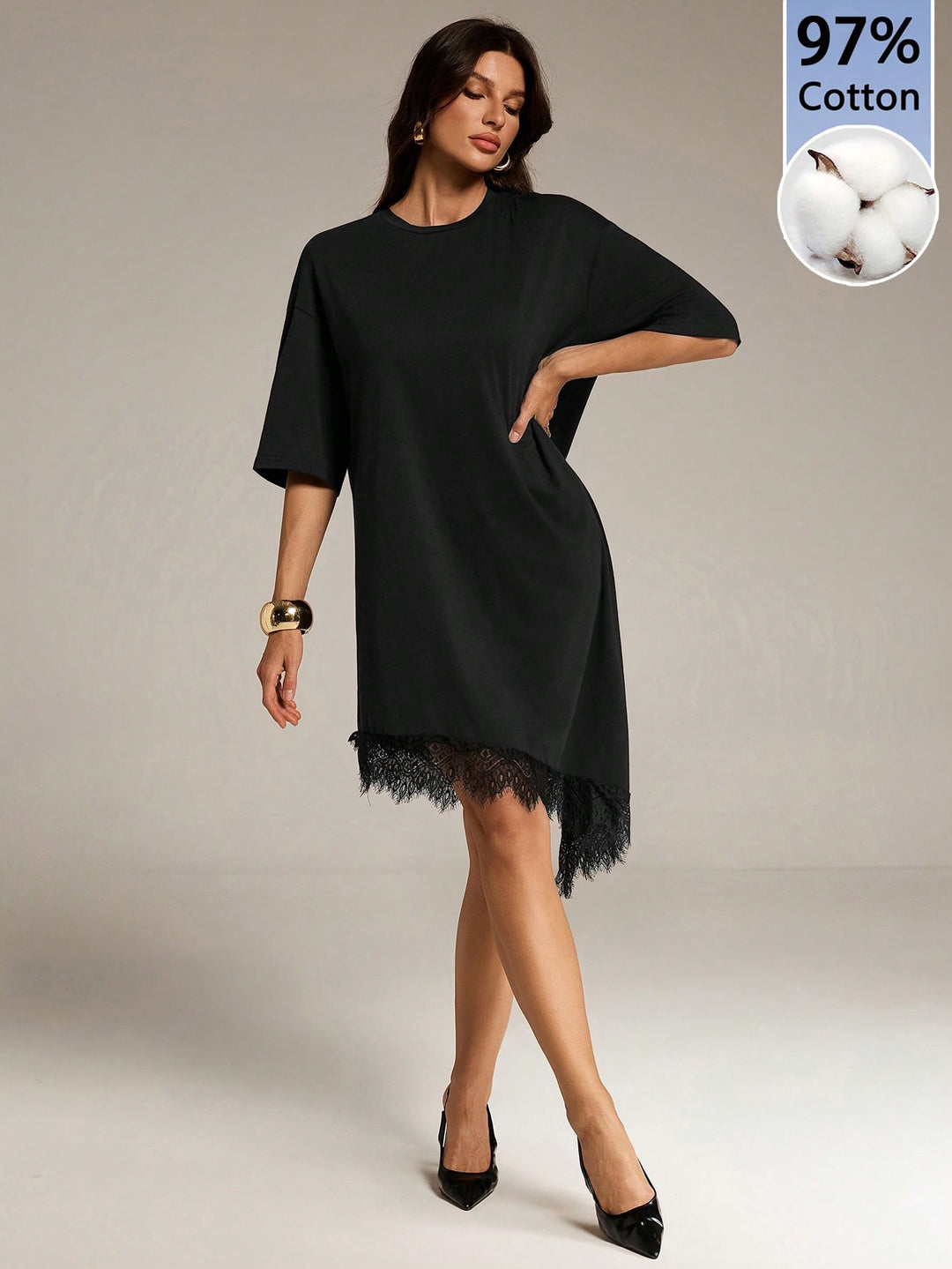 Rochie mini SHEIN, negru