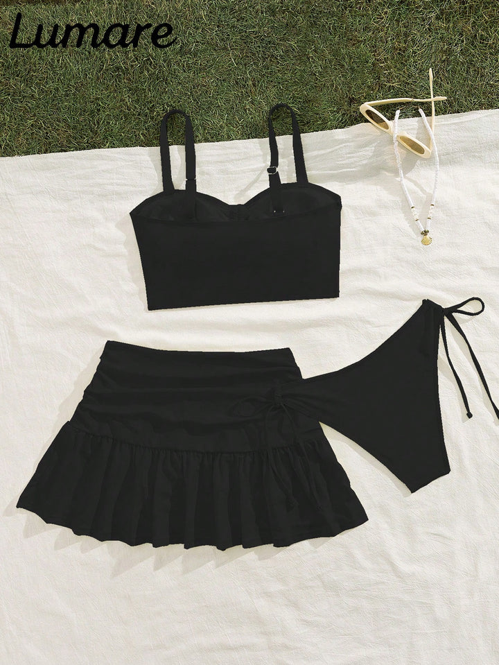Set bikini SHEIN, negru
