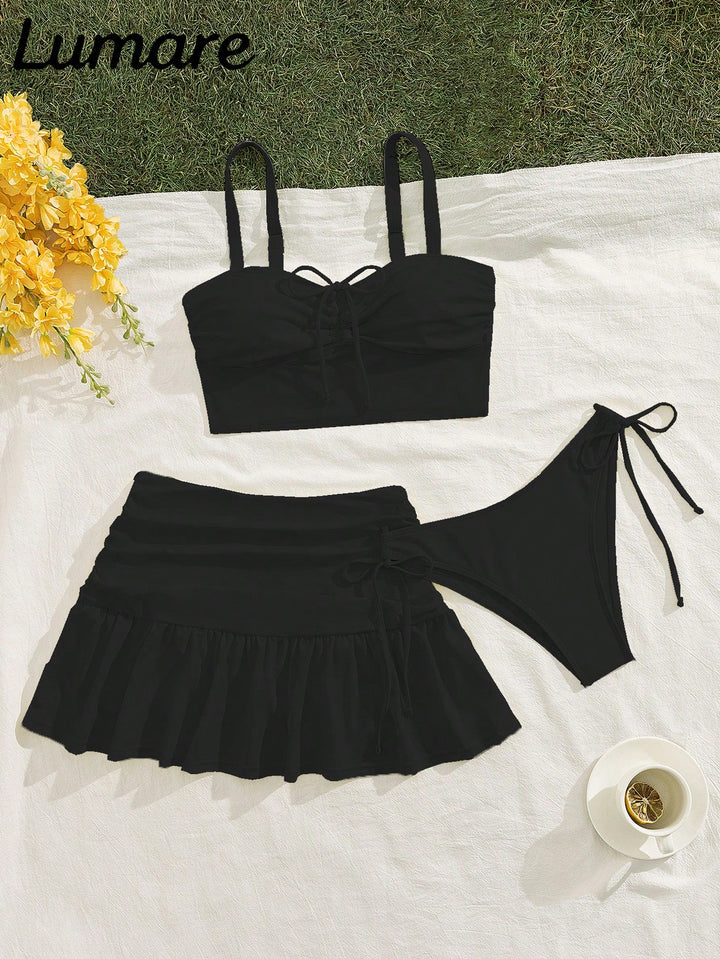 Set bikini SHEIN, negru