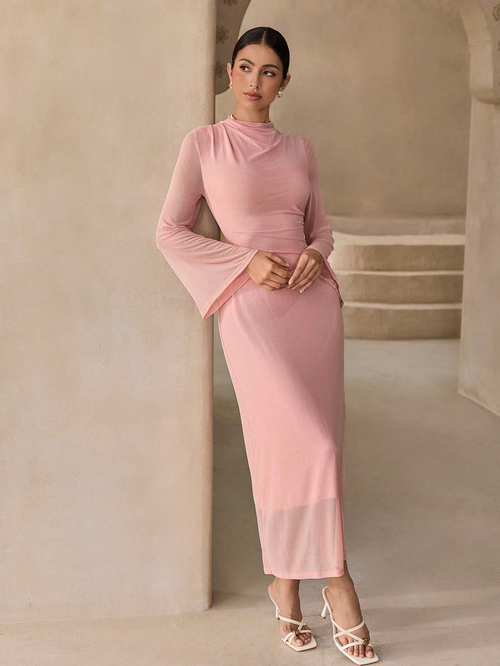 Rochie maxi SHEIN, roz