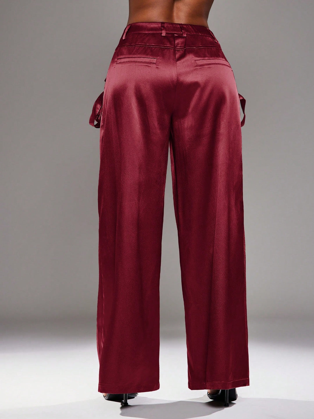 Pantaloni SHEIN, roșu