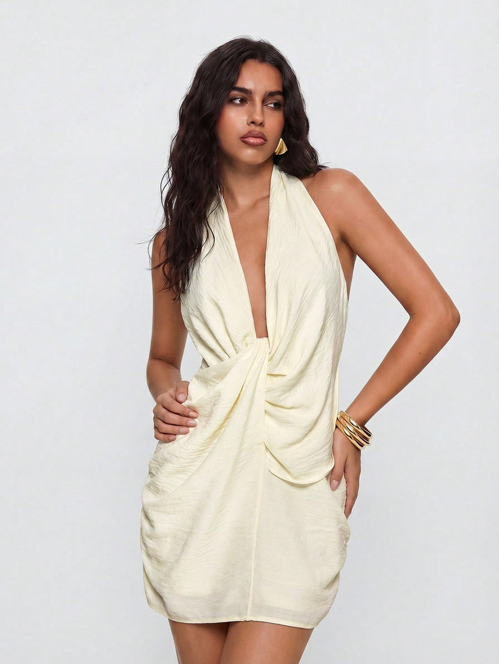 Rochie mini SHEIN, alb