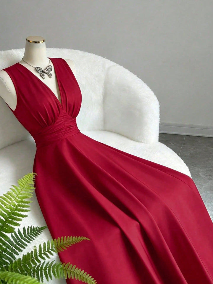 Rochie de ocazie SHEIN, vișiniu