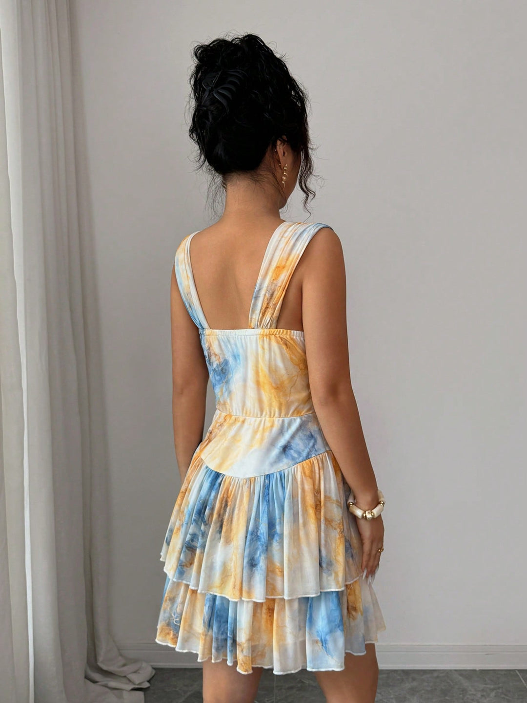 Rochie scurtă SHEIN, galben
