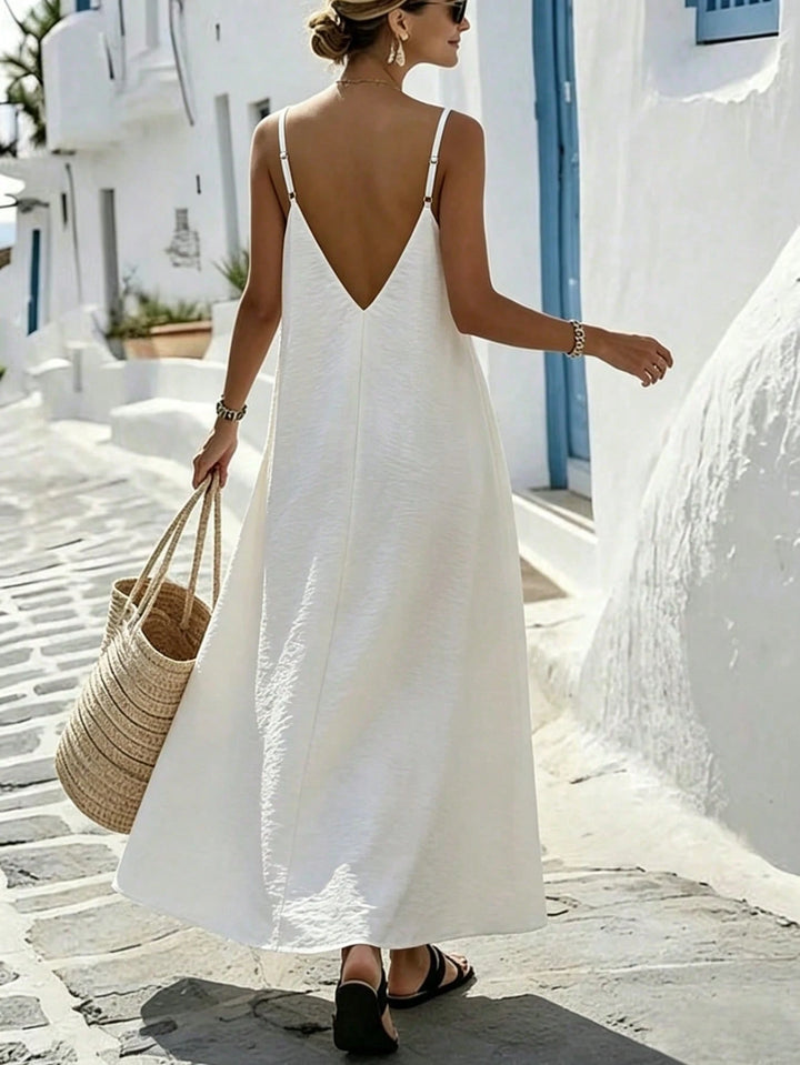 Rochie maxi SHEIN, alb