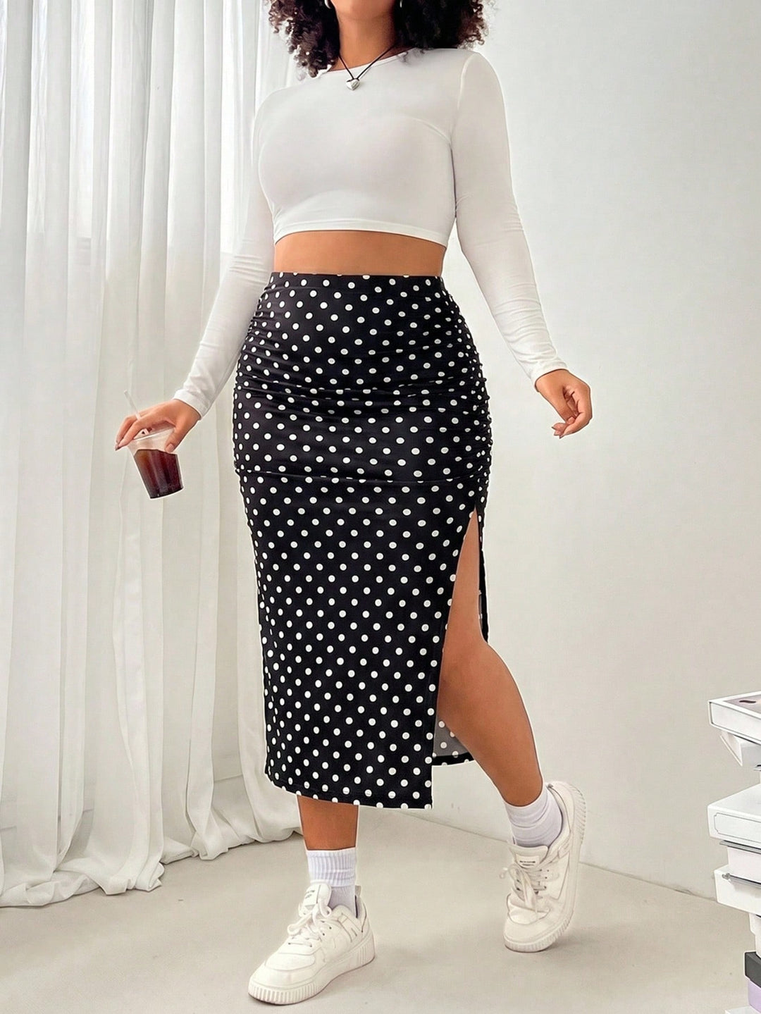 Fustă maxi SHEIN, mix culori