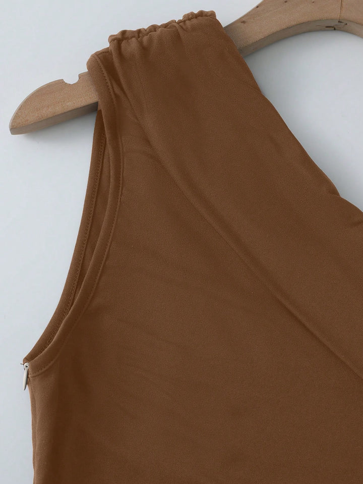 Rochie mini SHEIN, maro