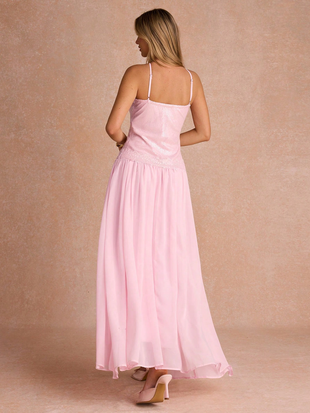 Rochie maxi SHEIN, roz