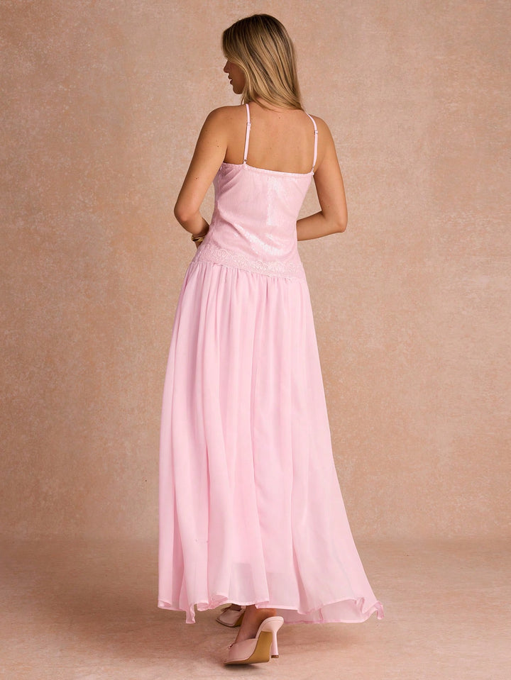 Rochie maxi SHEIN, roz