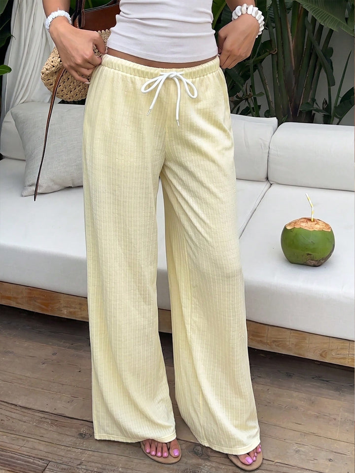 Pantaloni SHEIN, galben