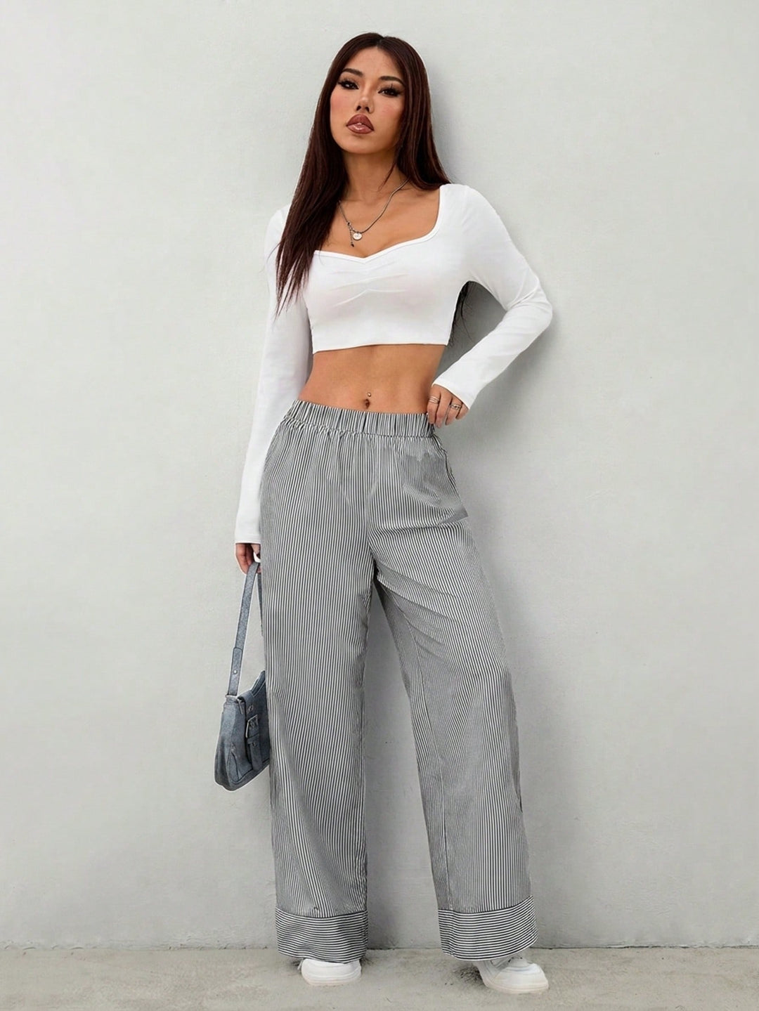 Pantaloni SHEIN, negru