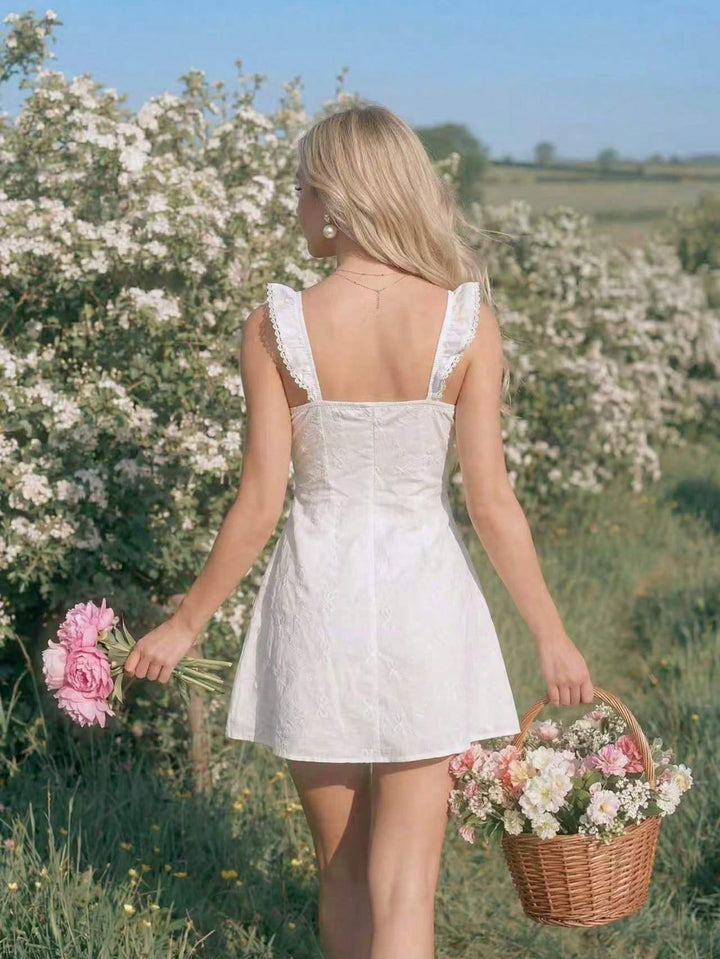 Rochie scurtă SHEIN, alb