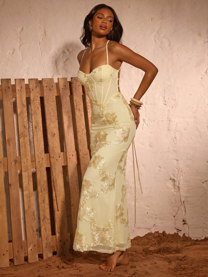 Rochie de ocazie SHEIN, galben