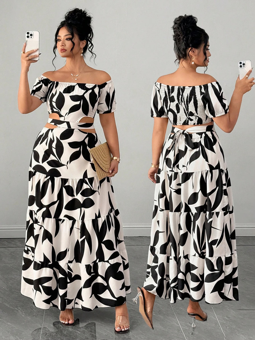 Rochie maxi SHEIN, mix culori
