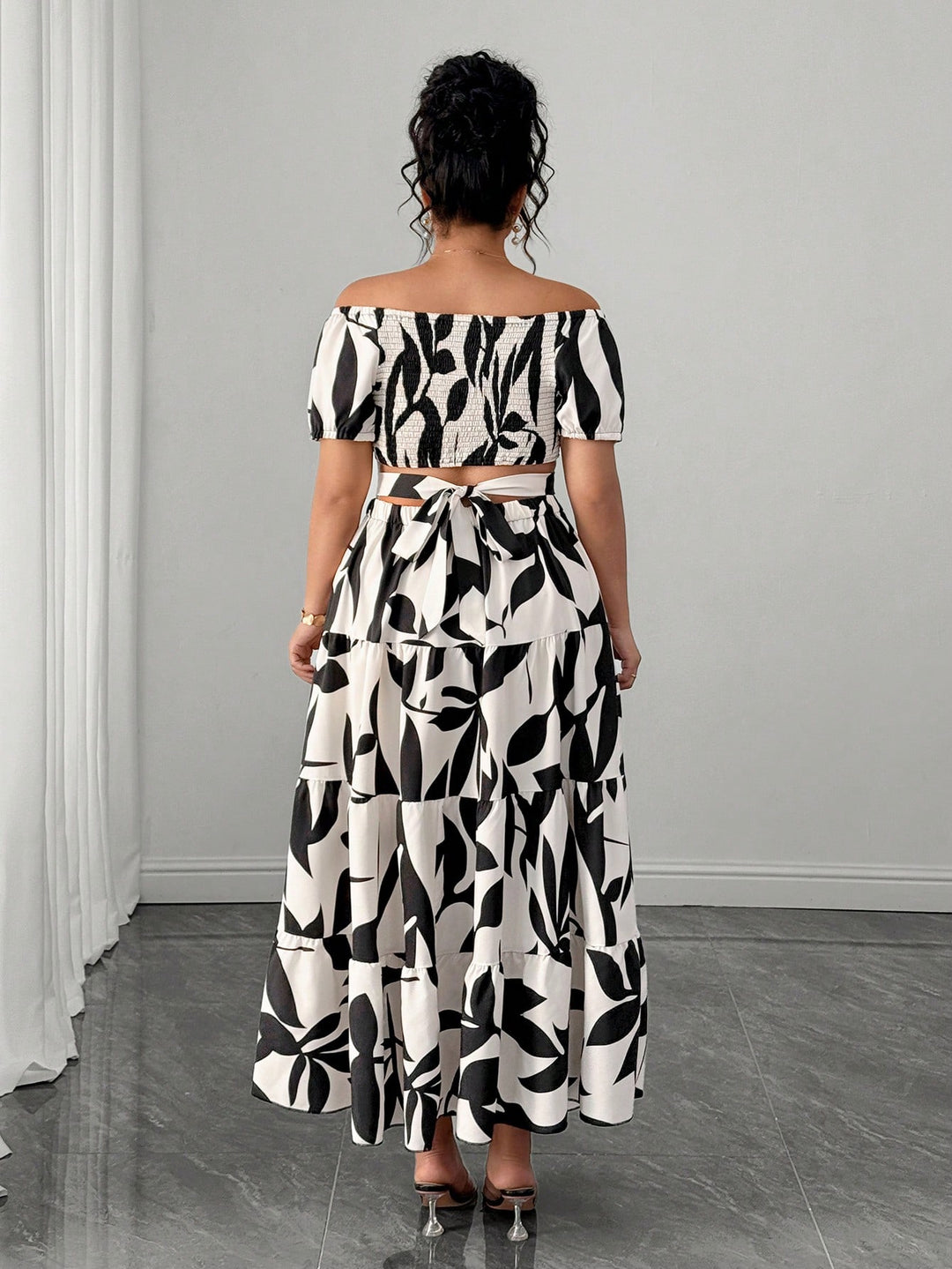 Rochie maxi SHEIN, mix culori