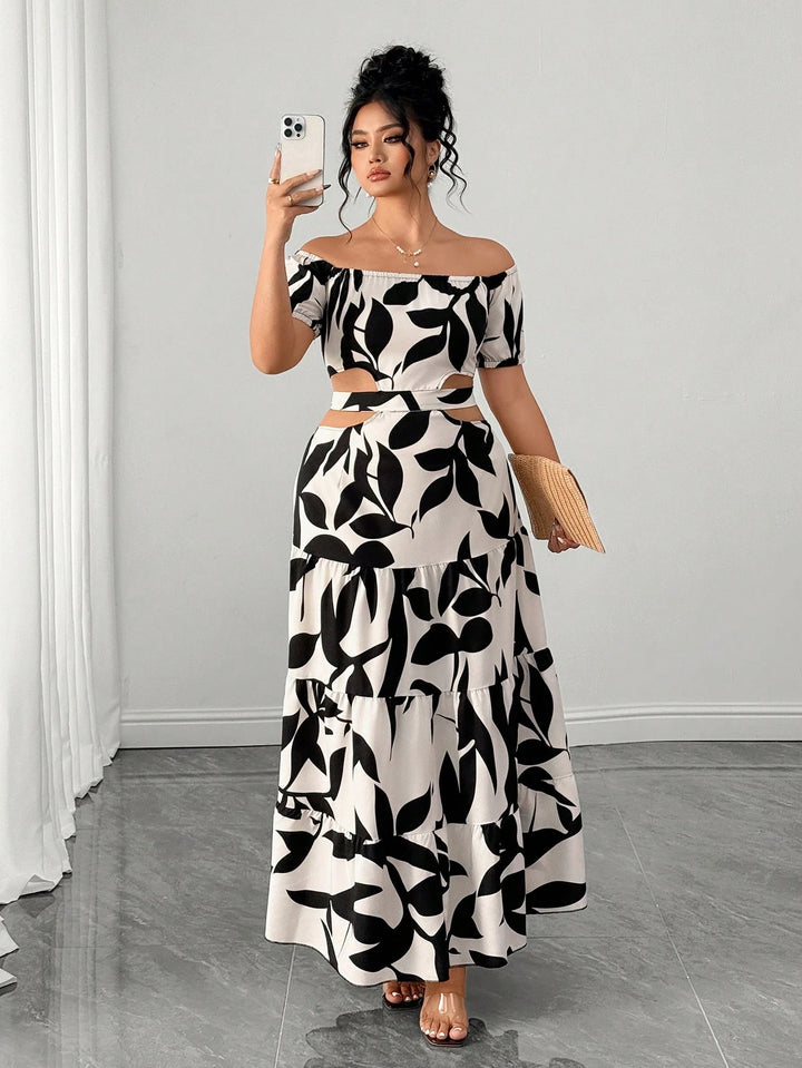 Rochie maxi SHEIN, mix culori