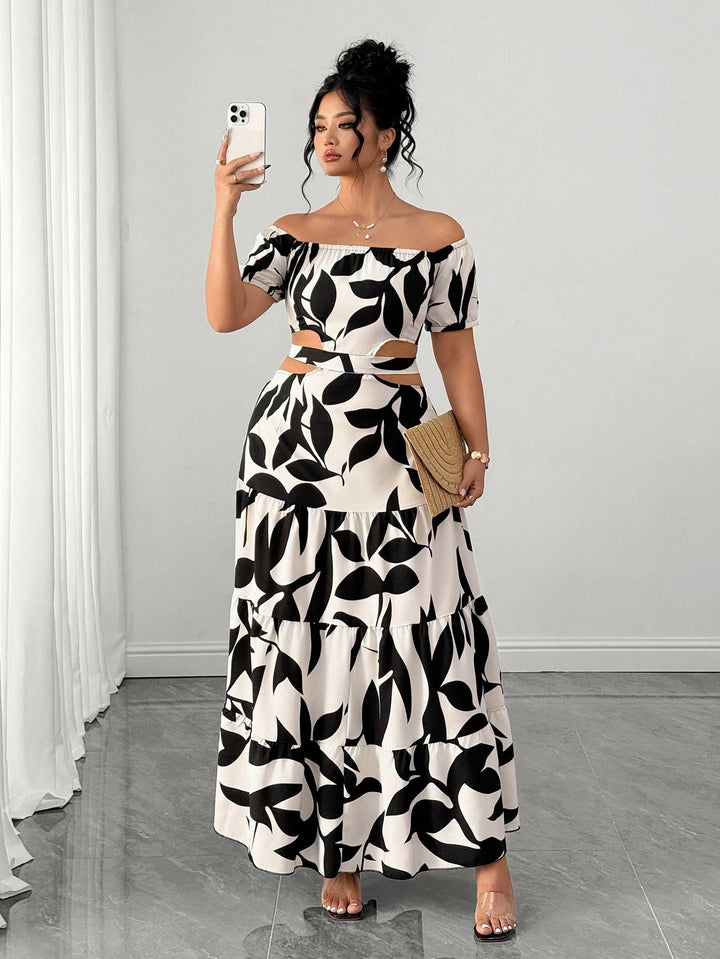 Rochie maxi SHEIN, mix culori
