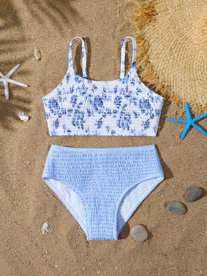 Set bikini SHEIN, albastru