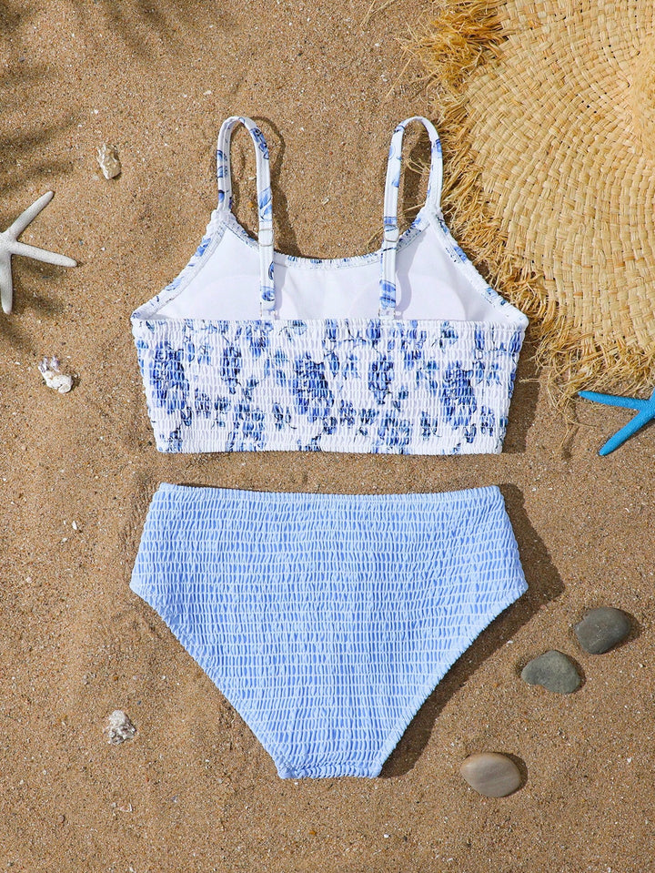 Set bikini SHEIN, albastru