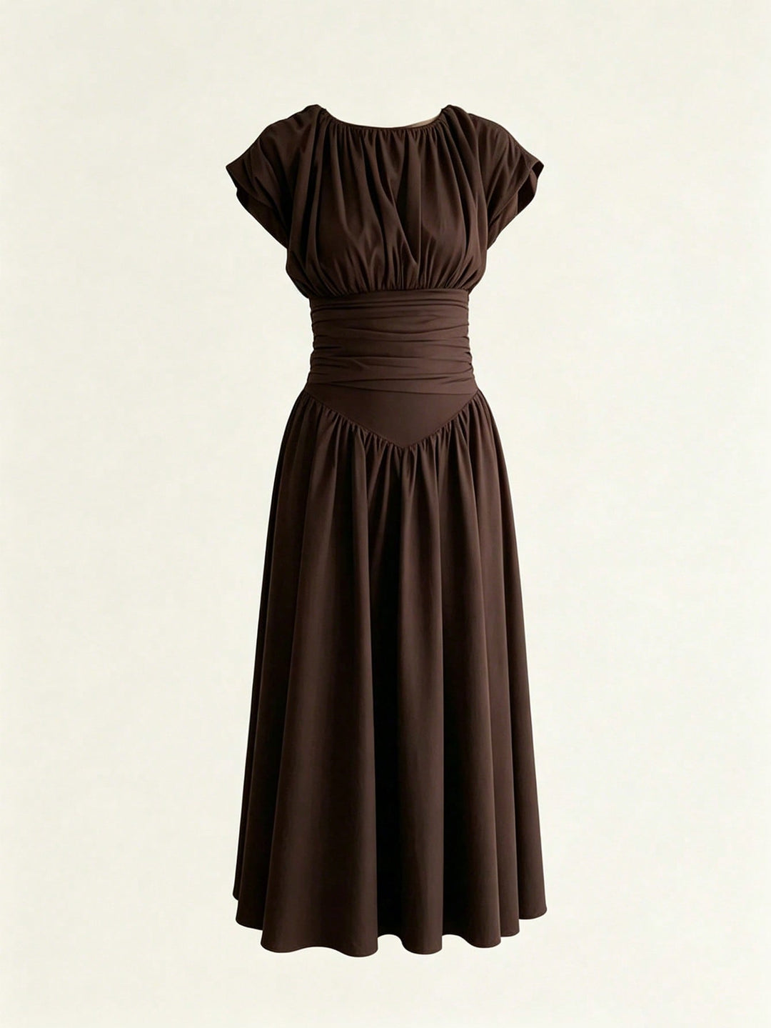 Rochie maxi SHEIN, maro