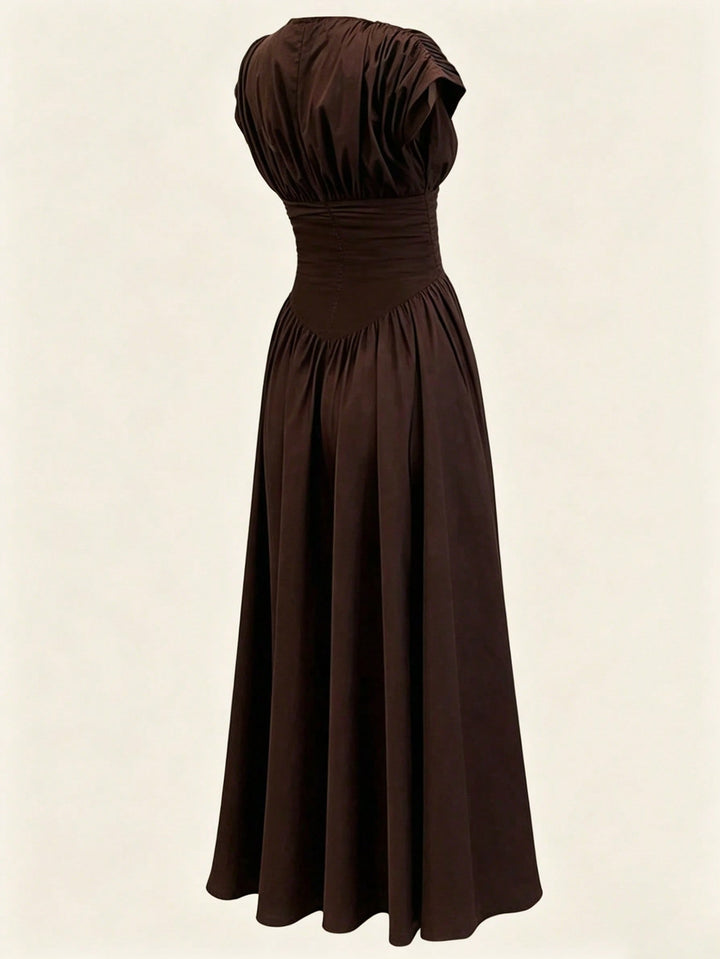Rochie maxi SHEIN, maro