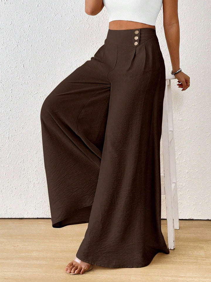 Pantaloni SHEIN, maro
