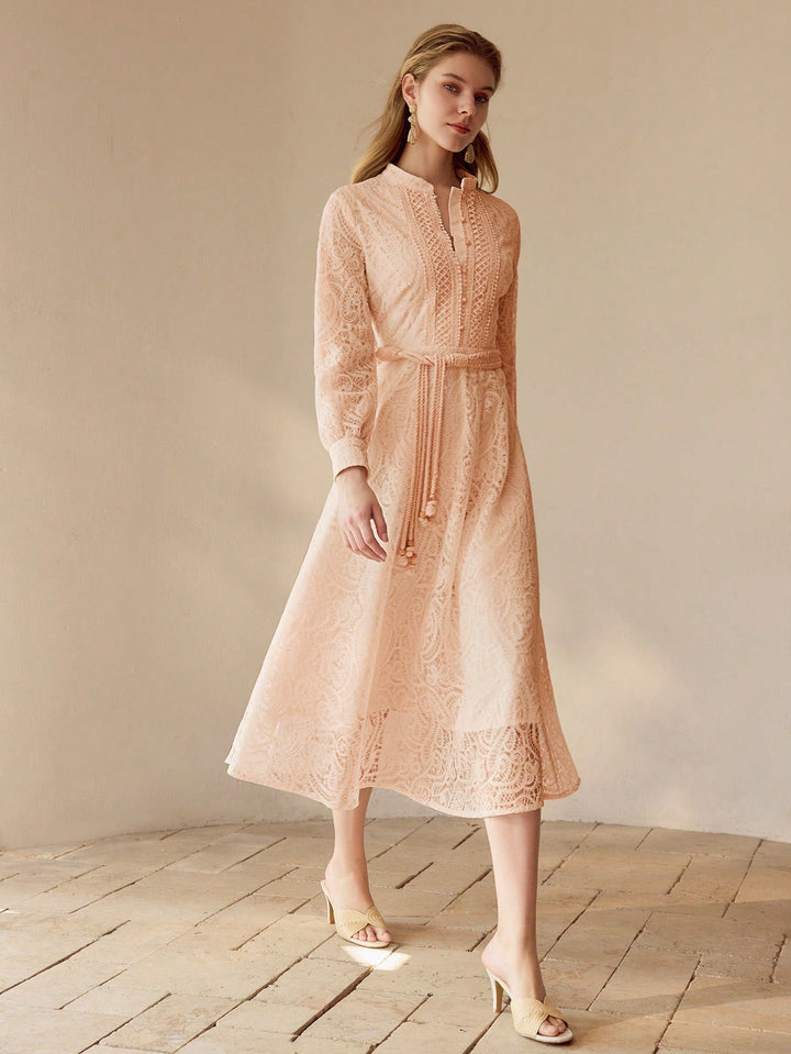 Rochie midi SHEIN, roz