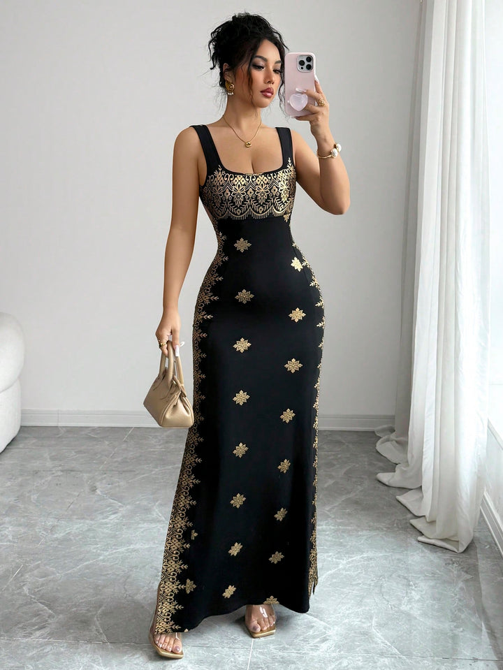 Rochie maxi SHEIN, negru