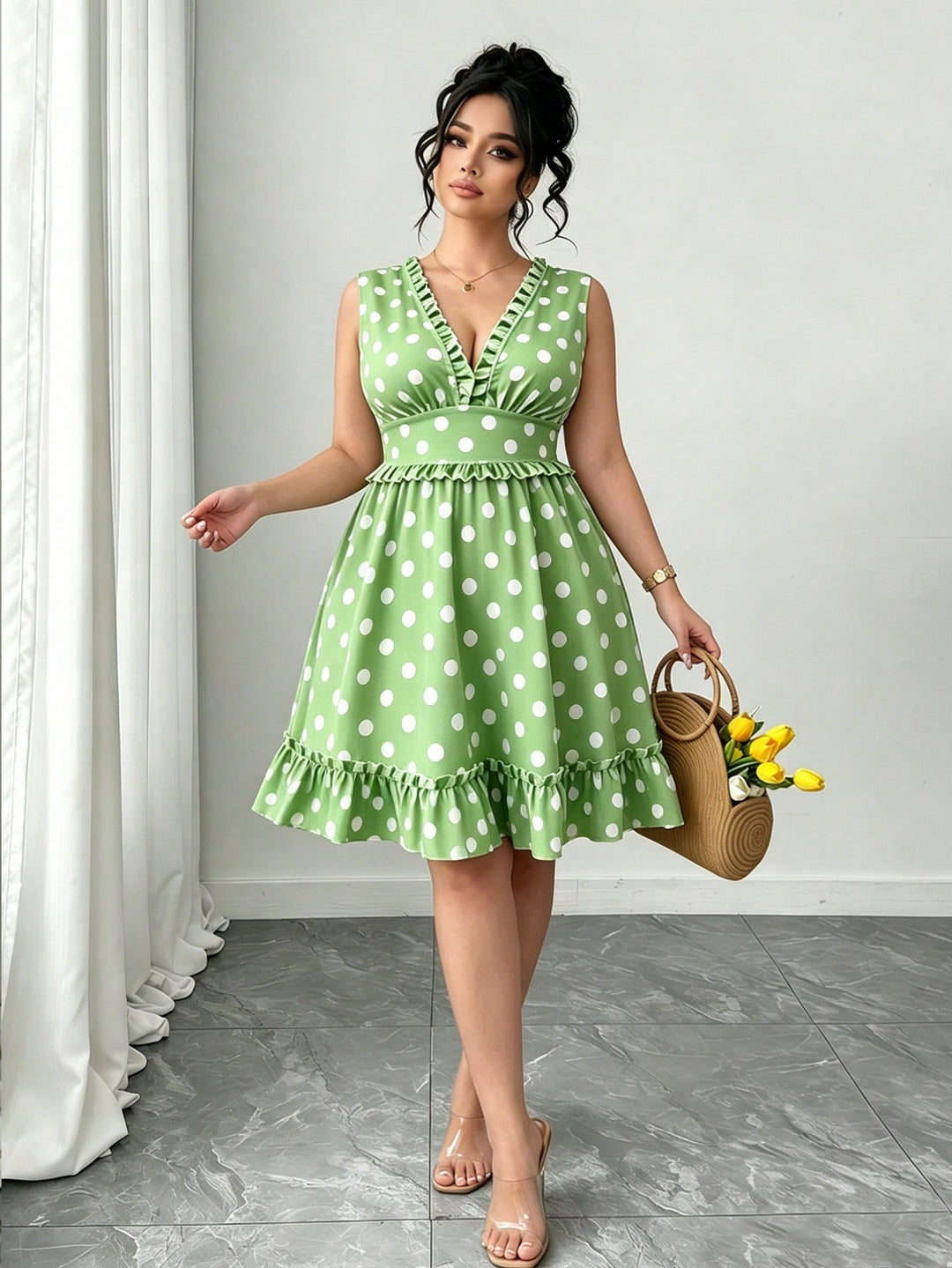 Rochie SHEIN, verde