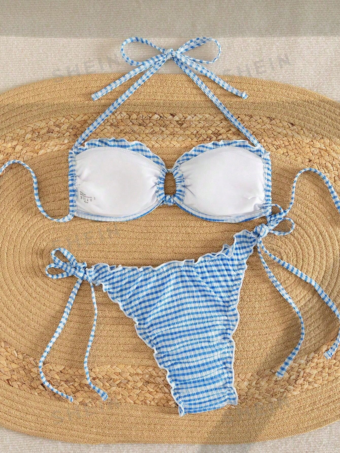 Set bikini SHEIN, albastru