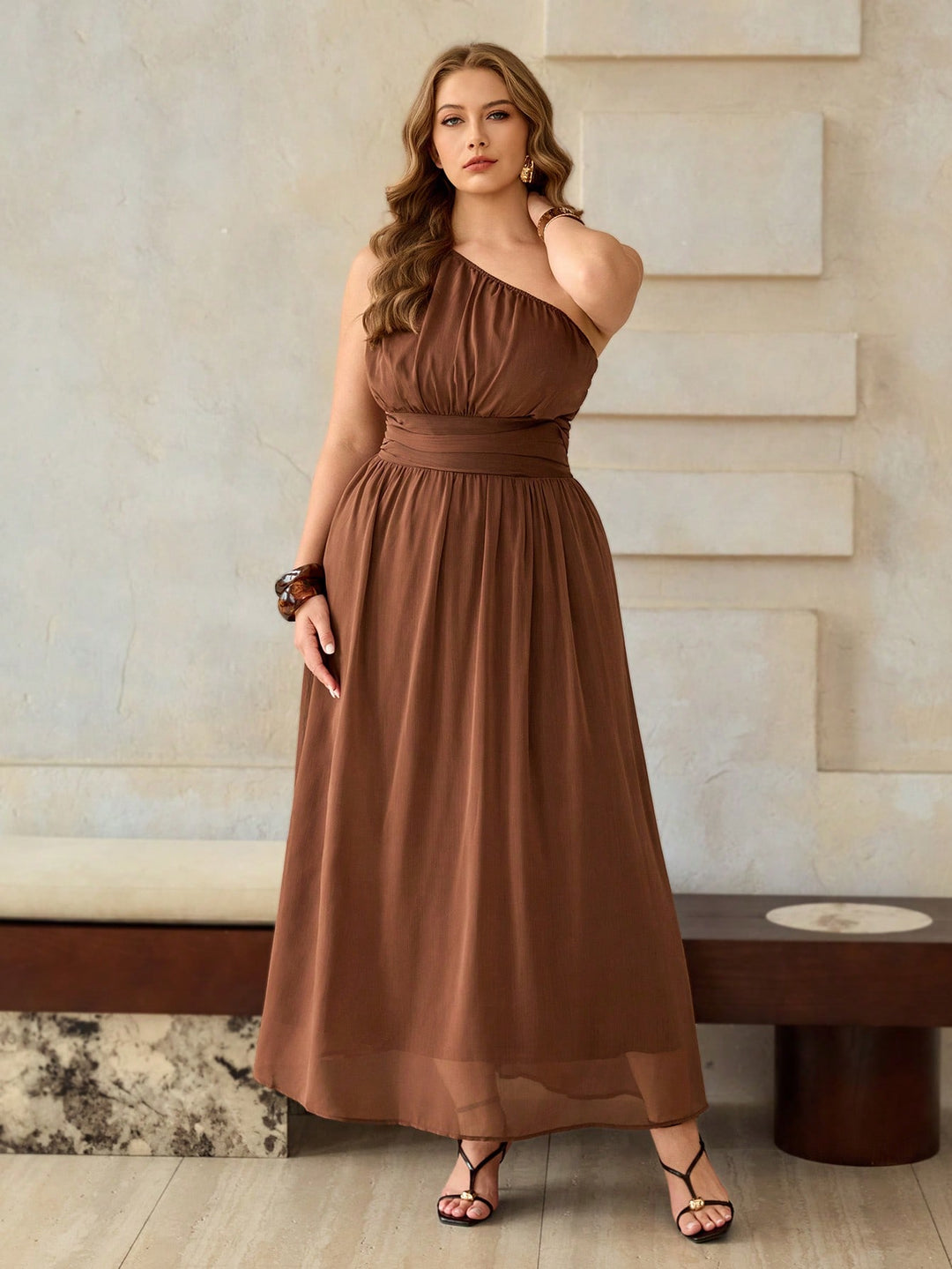 Rochie SHEIN, maro