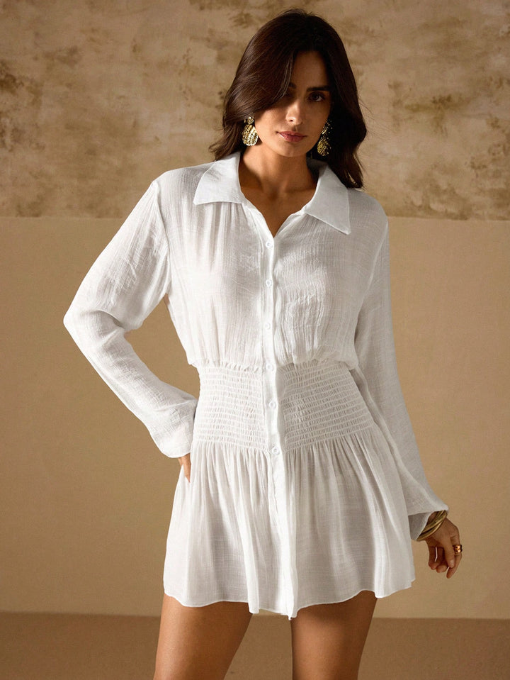 Kimono SHEIN, alb