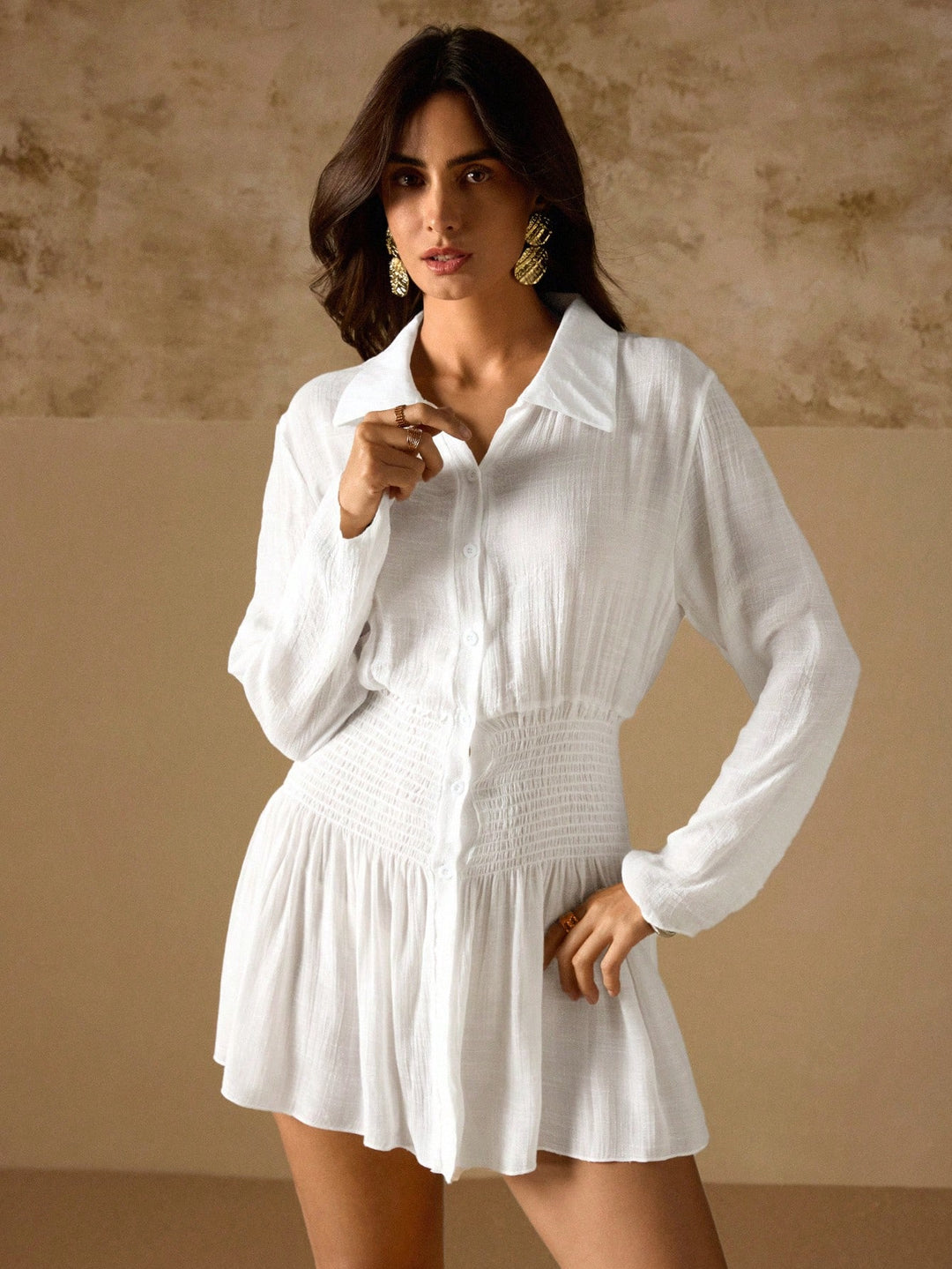 Kimono SHEIN, alb