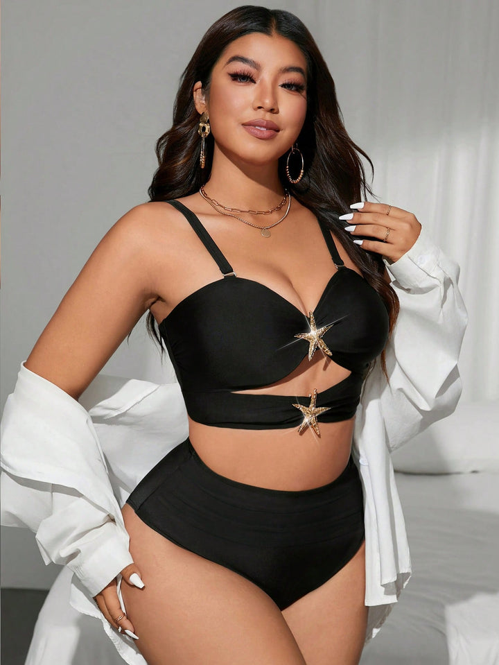Set bikini de baie SHEIN, negru