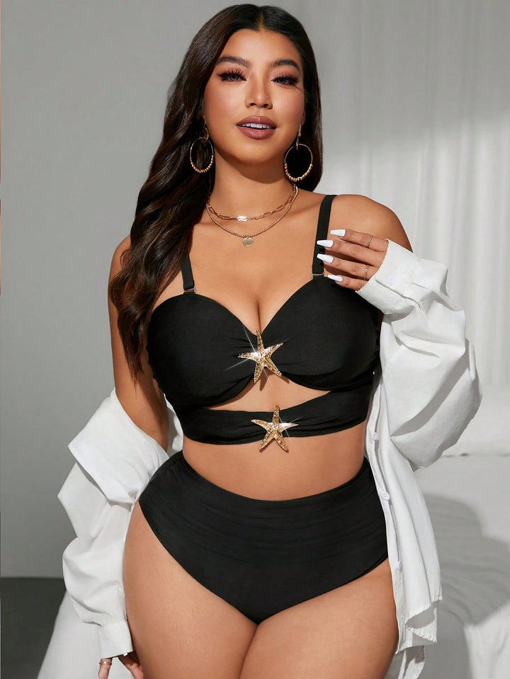 Set bikini de baie SHEIN, negru