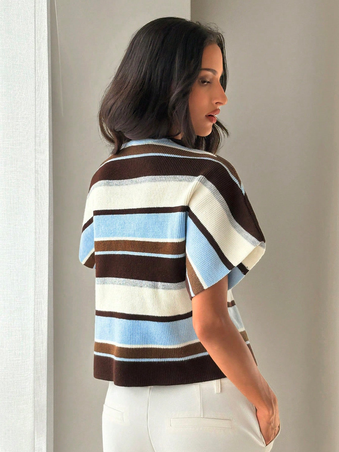 Cardigan SHEIN, maro