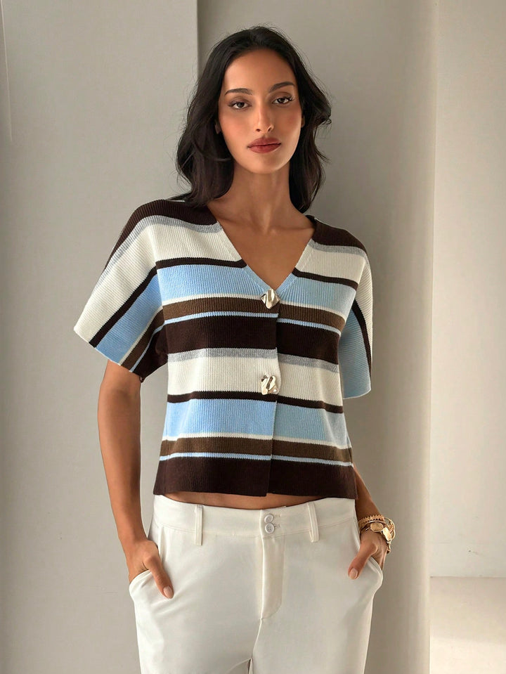 Cardigan SHEIN, maro