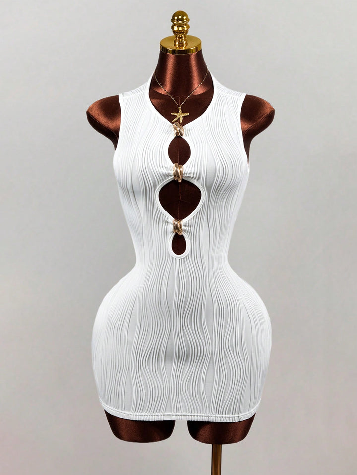 Rochie scurtă SHEIN, alb