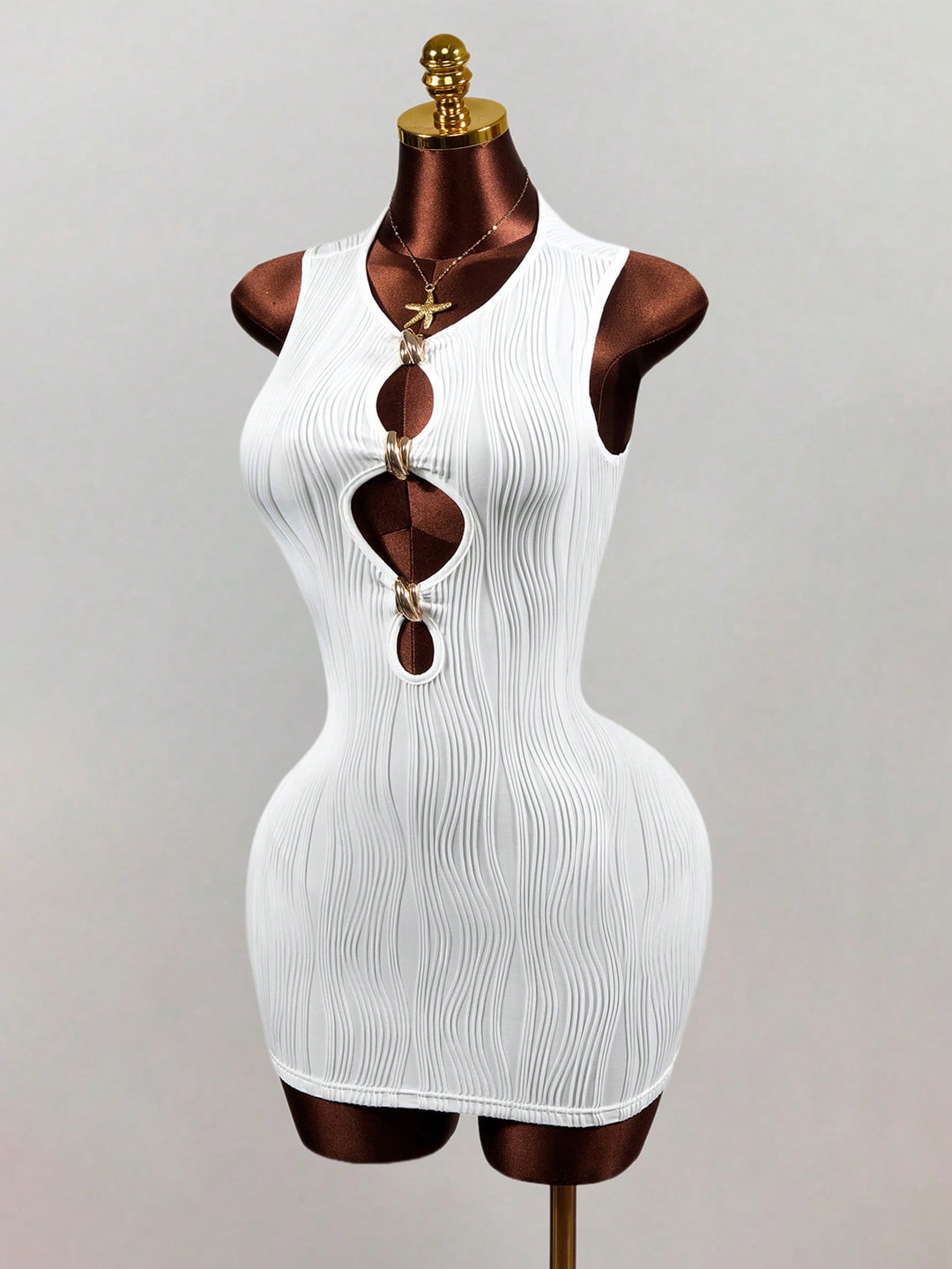 Rochie scurtă SHEIN, alb