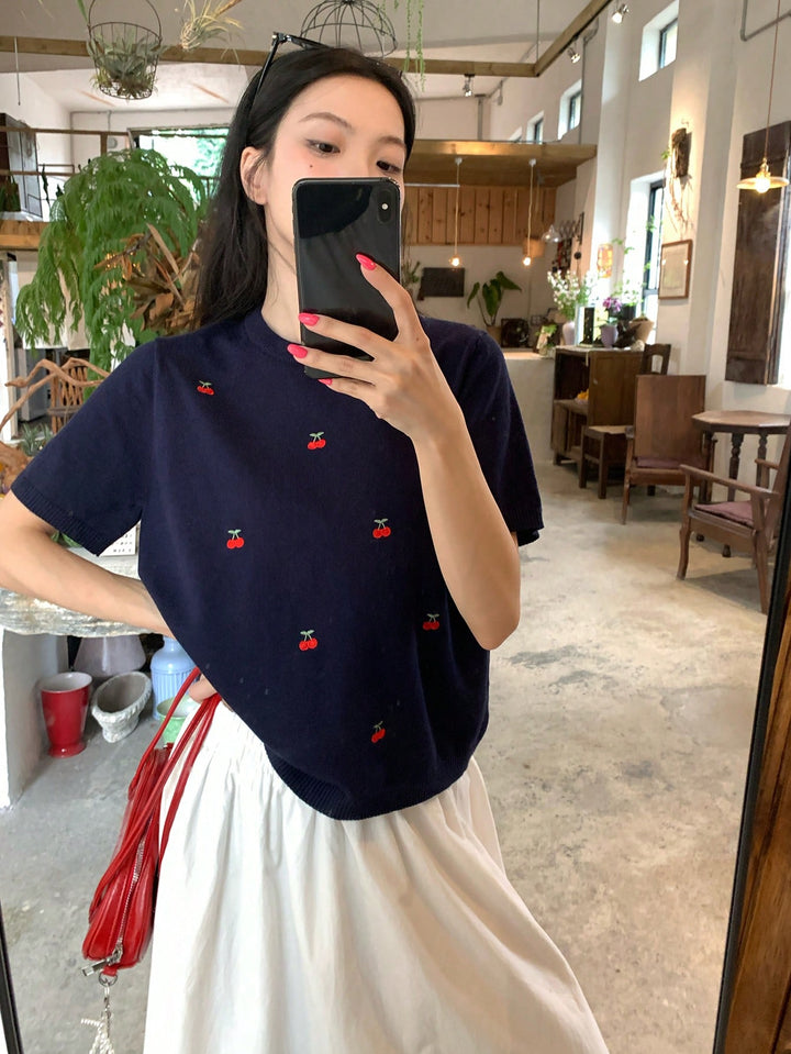 Bluza tricotată SHEIN, portocaliu
