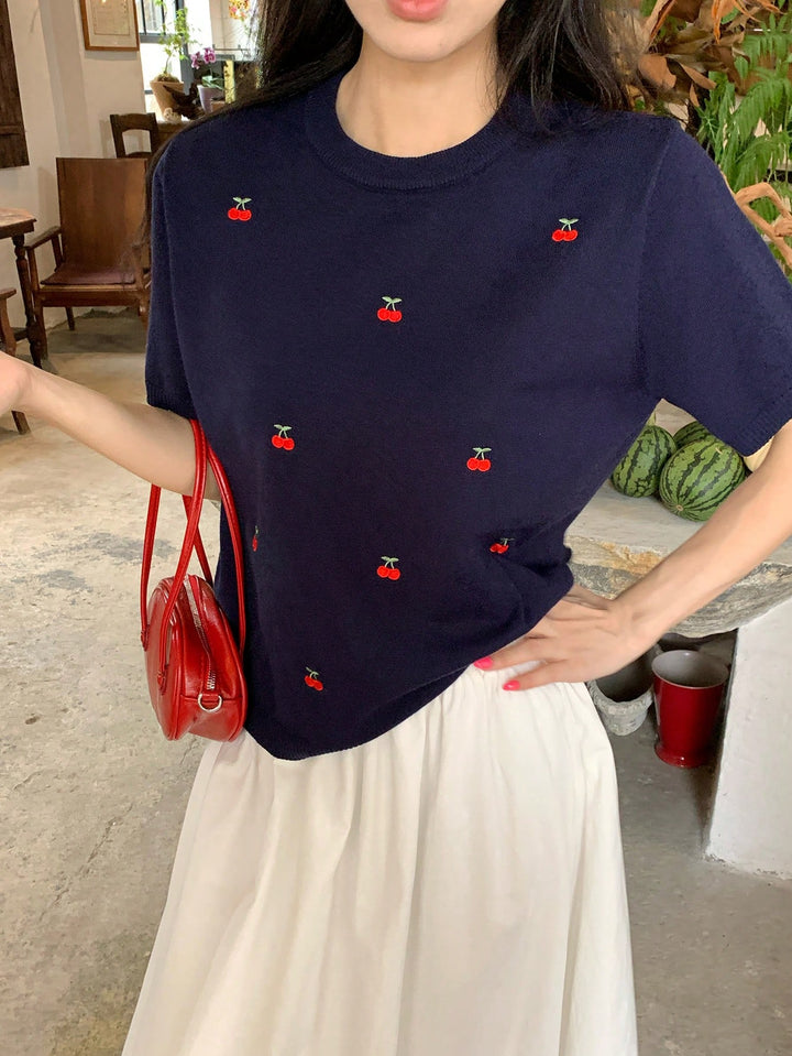 Bluza tricotată SHEIN, portocaliu