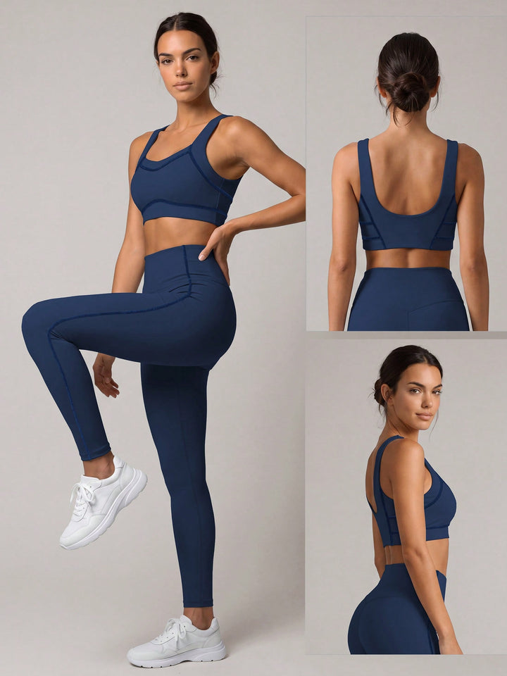 Bustieră sport SHEIN, albastru