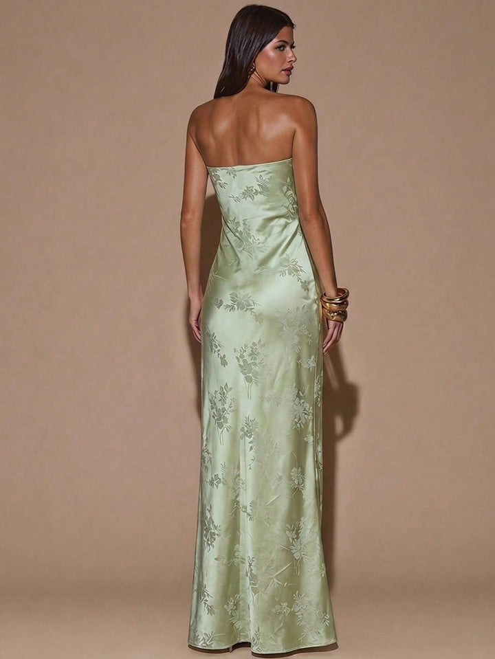 Rochie maxi SHEIN, verde