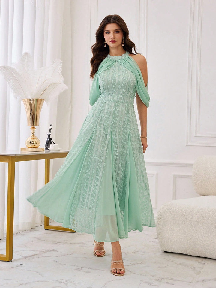 Rochie maxi SHEIN, verde