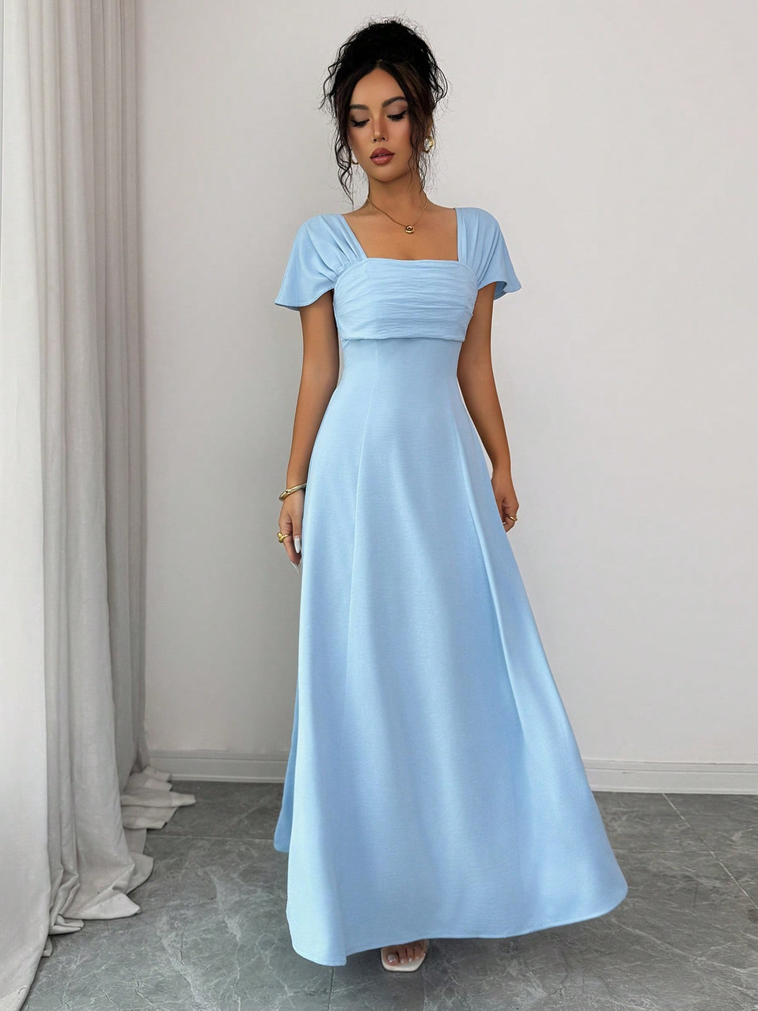 Rochie maxi SHEIN, albastru