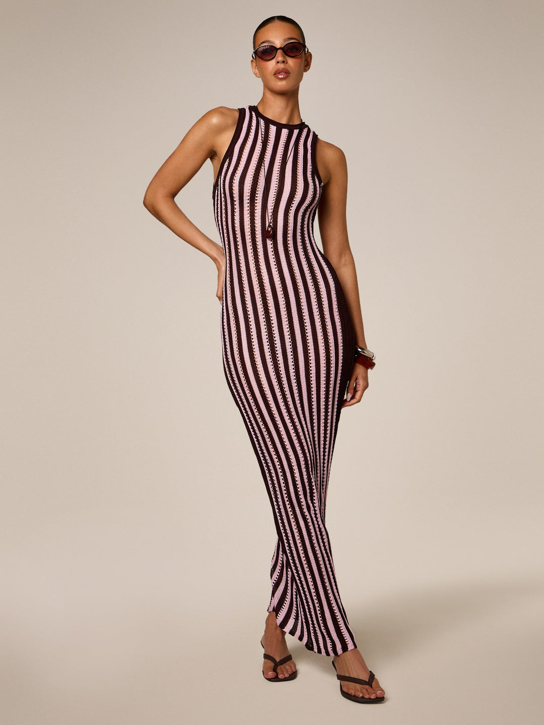 Rochie maxi SHEIN, mix culori