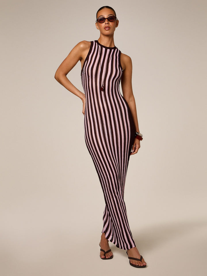 Rochie maxi SHEIN, mix culori