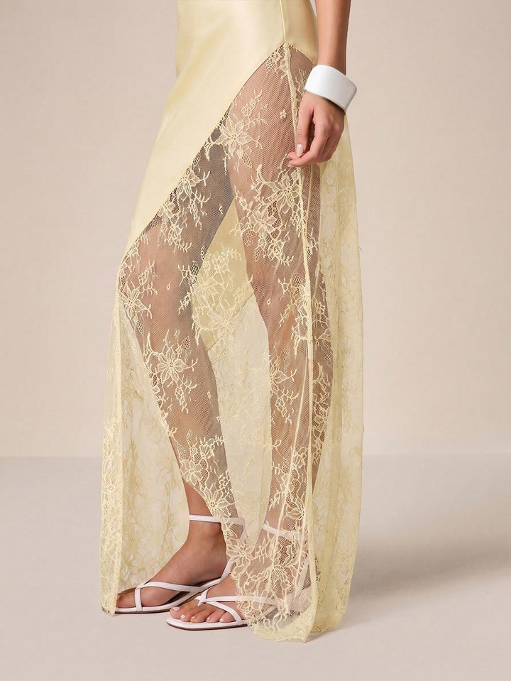 Rochie maxi SHEIN, galben