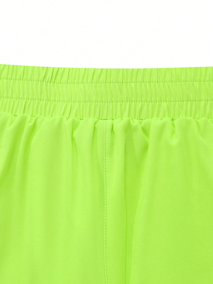 Pantaloni scurți SHEIN, galben