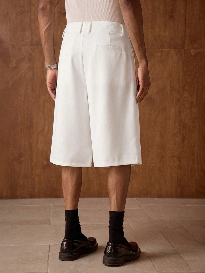 Pantaloni scurți SHEIN, alb
